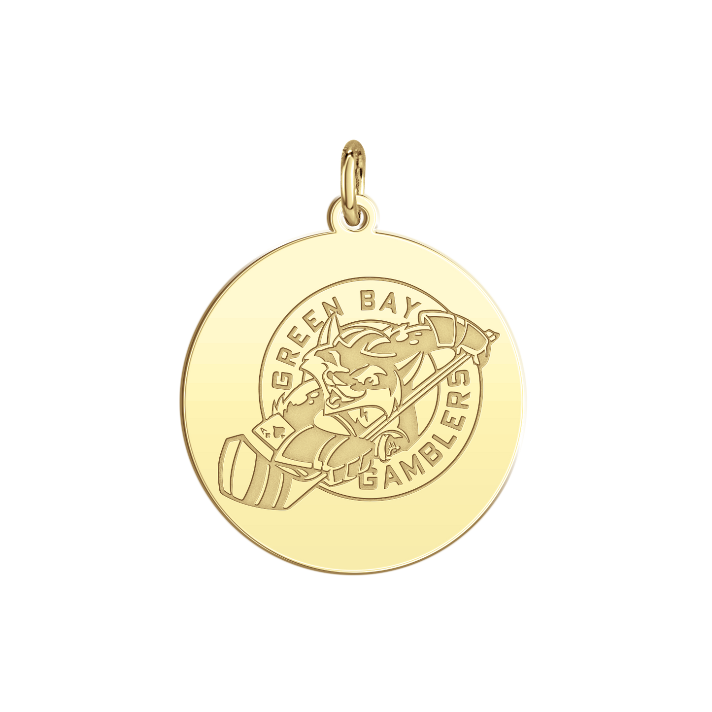 Green Bay Gamblers Logo Disc Small