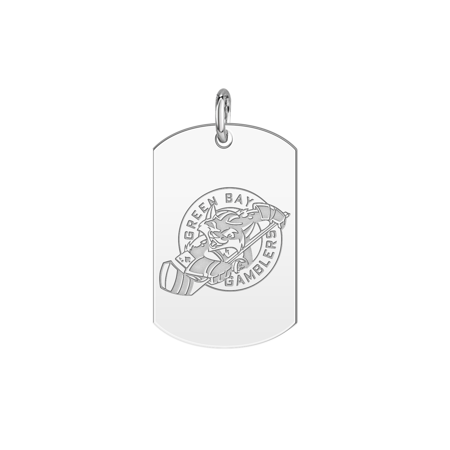 Green Bay Gamblers Logo Tag Small