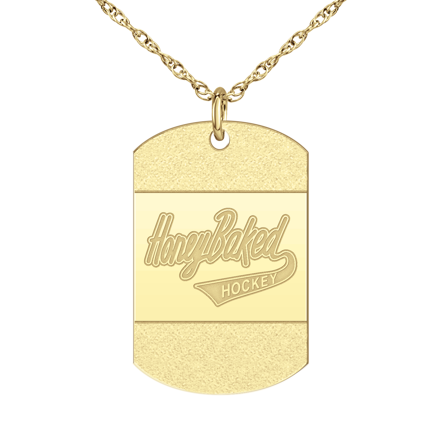 Honey Baked Hockey ICED Signature Tag Large