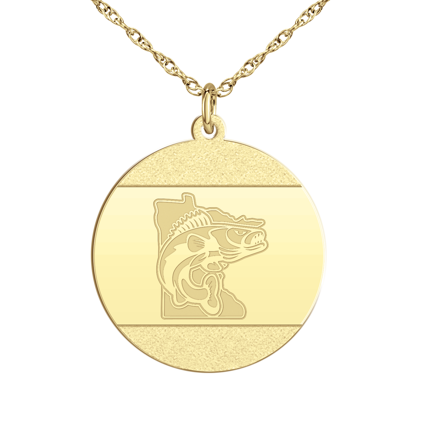 Minnesota Walleye ICED Signature Disc Large