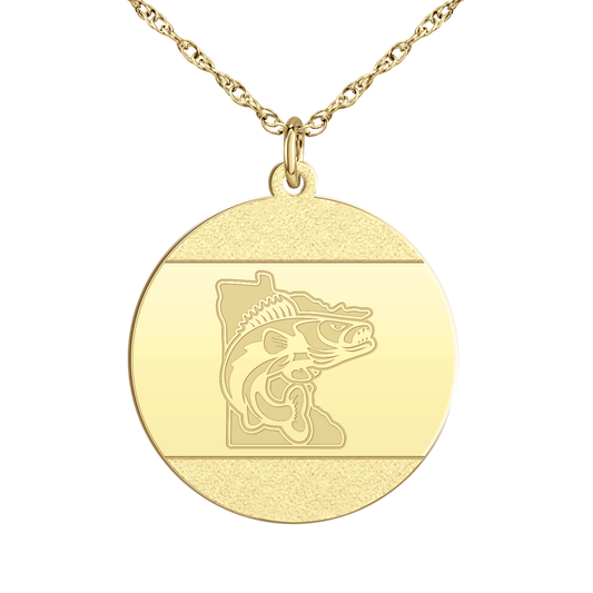 Minnesota Walleye ICED Signature Disc Large