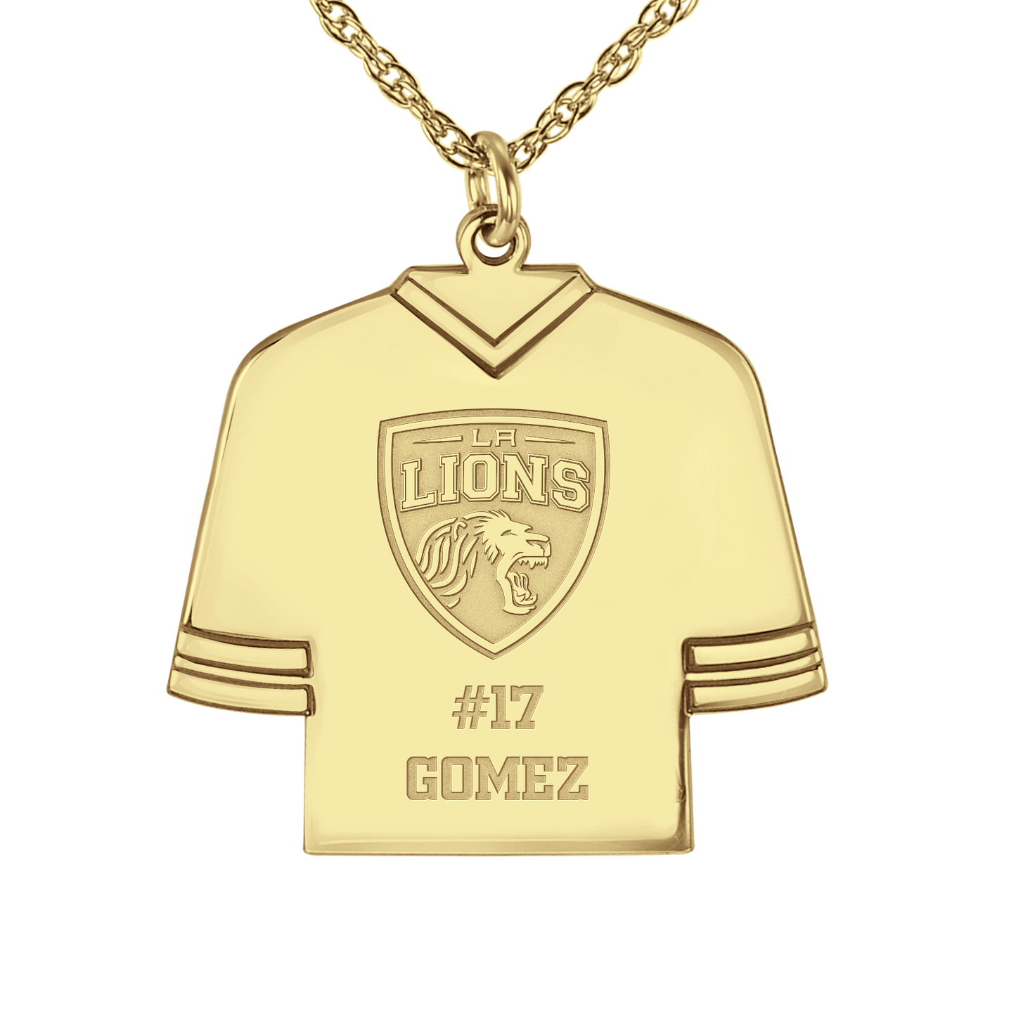 LA Lions Hockey Jersey Pendant