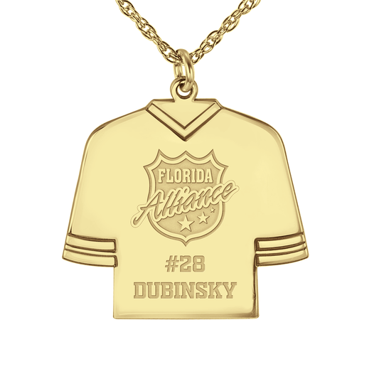 Florida Alliance Hockey Jersey Pendant