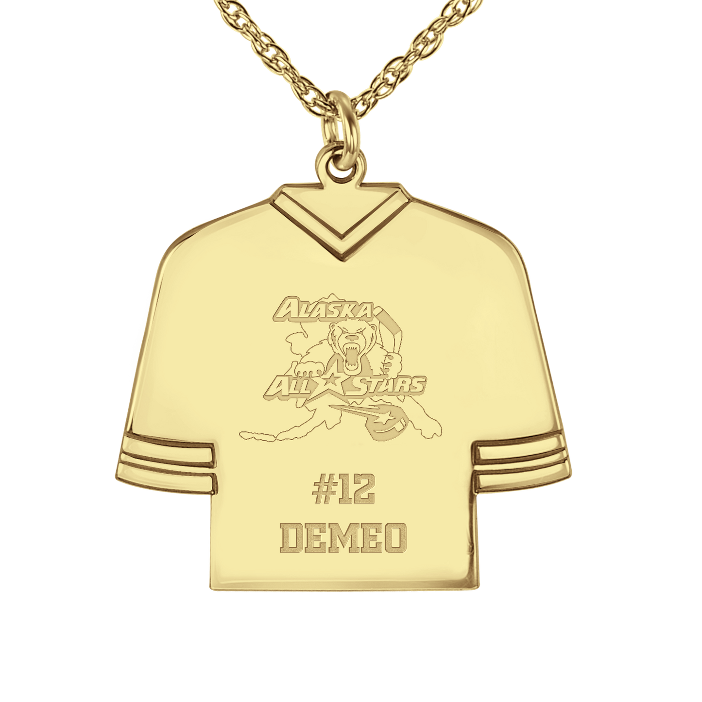 Alaska All Stars Hockey Jersey Pendant