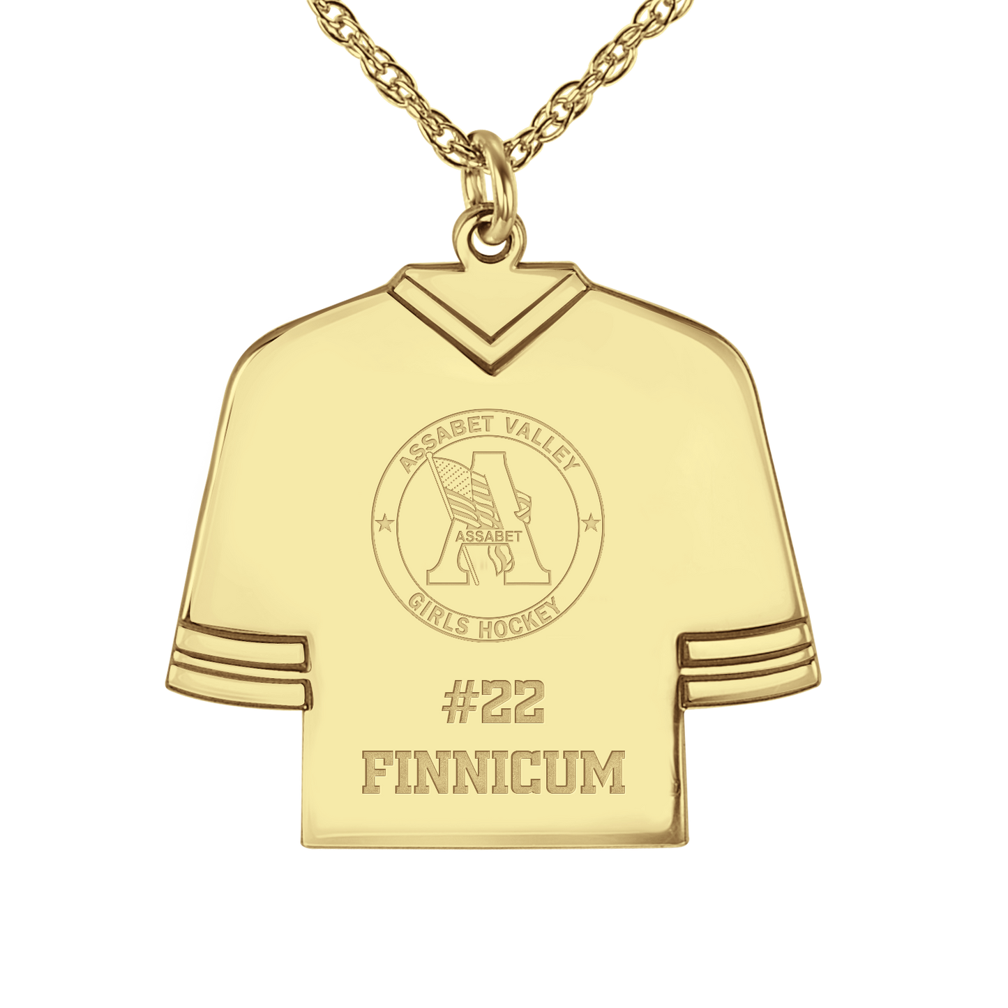 Assabet Valley Hockey Jersey Pendant