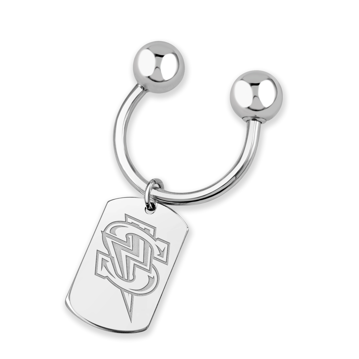 Windy City Storm Bolt Tag Key Chain