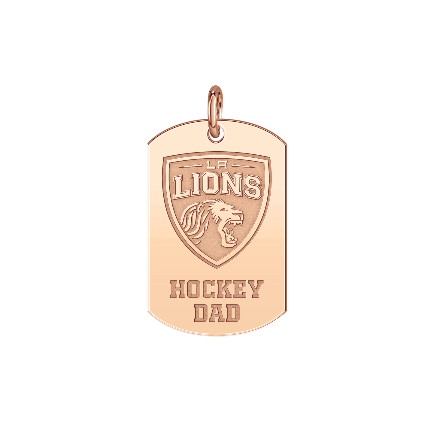 LA Lions Hockey Dad Tag