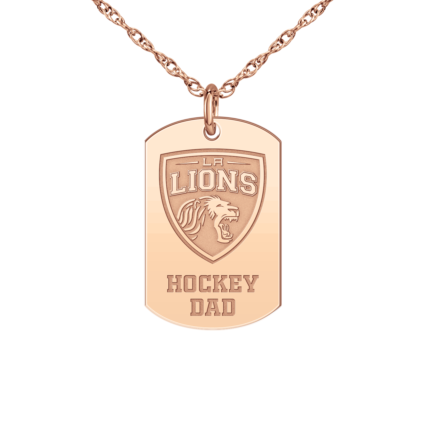 LA Lions Hockey Dad Tag