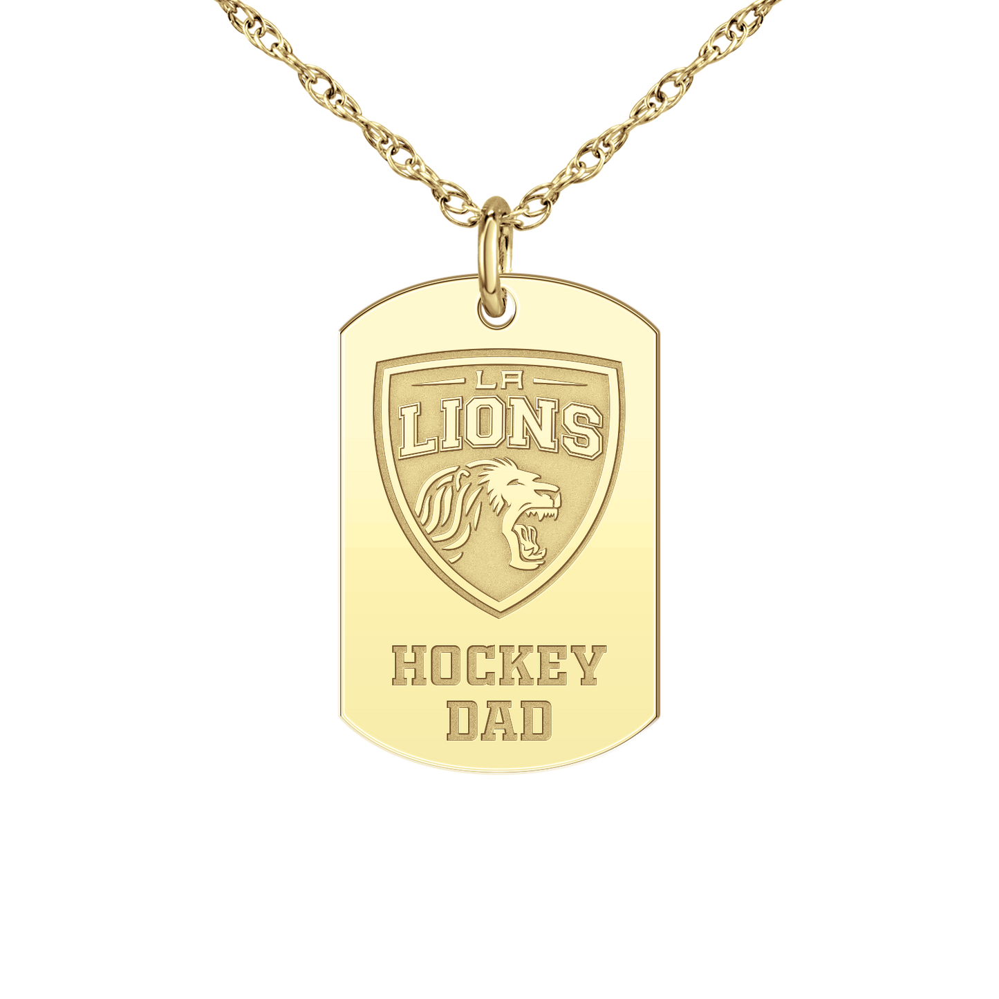 LA Lions Hockey Dad Tag