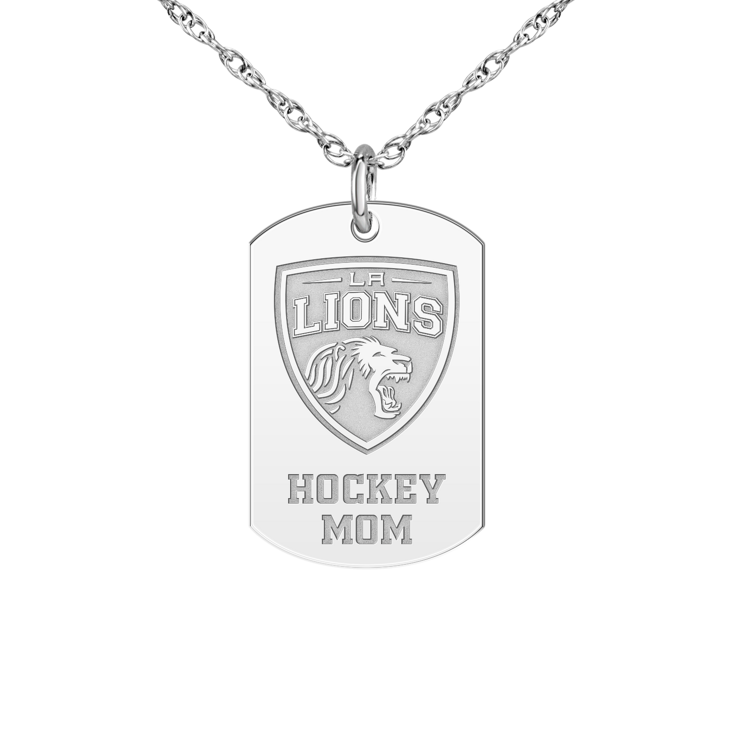 LA Lions Hockey Mom Tag