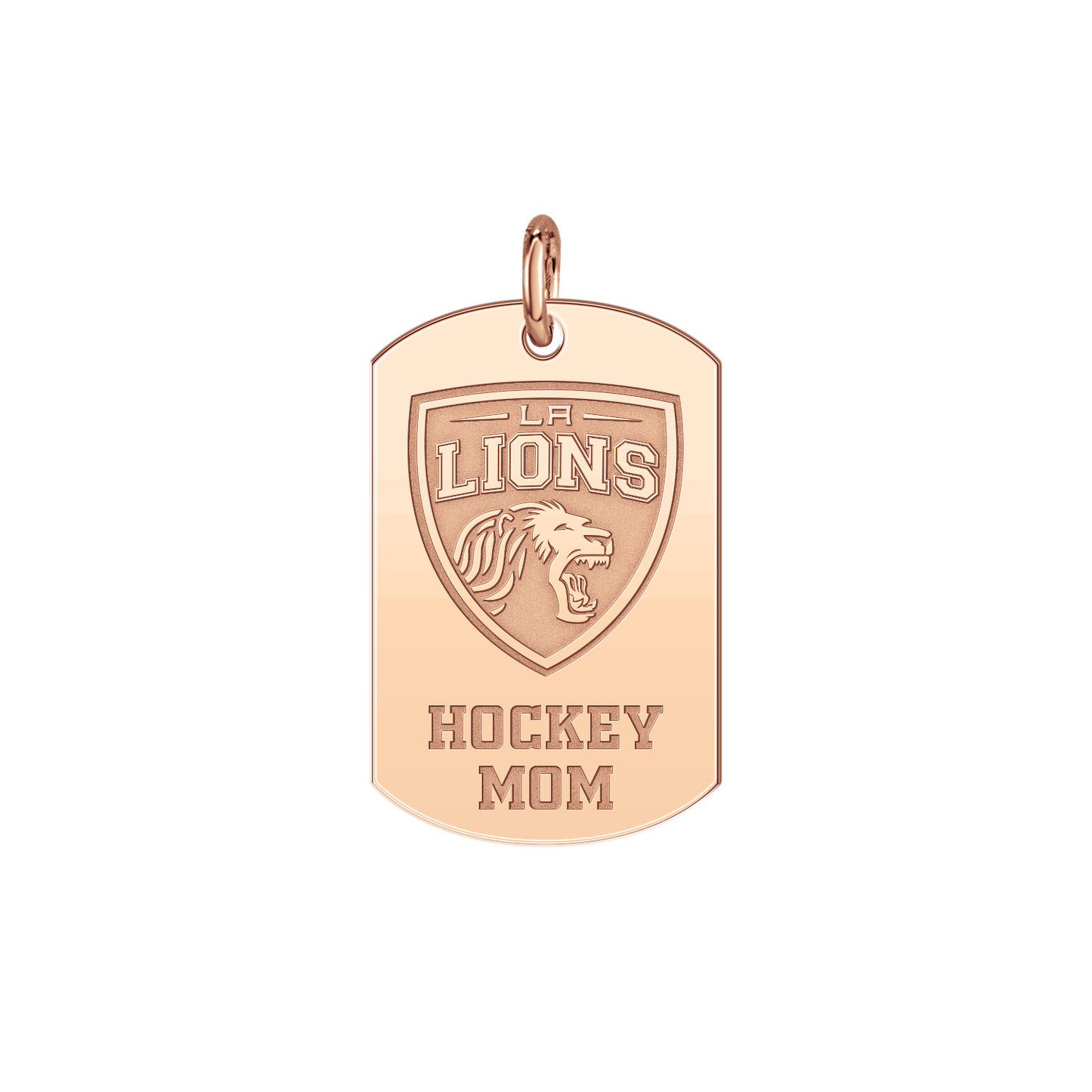 LA Lions Hockey Mom Tag