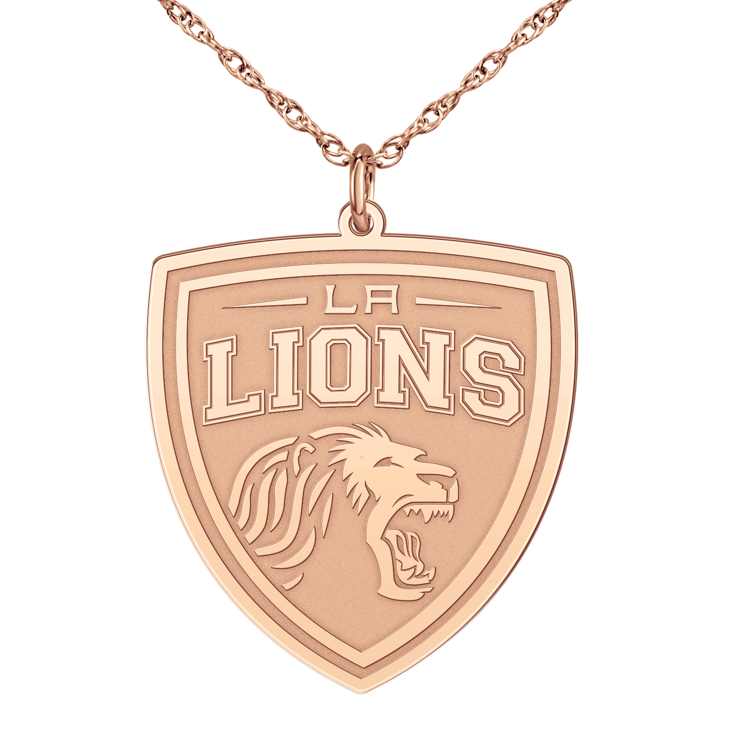LA Lions Signature XL Logo Pendant