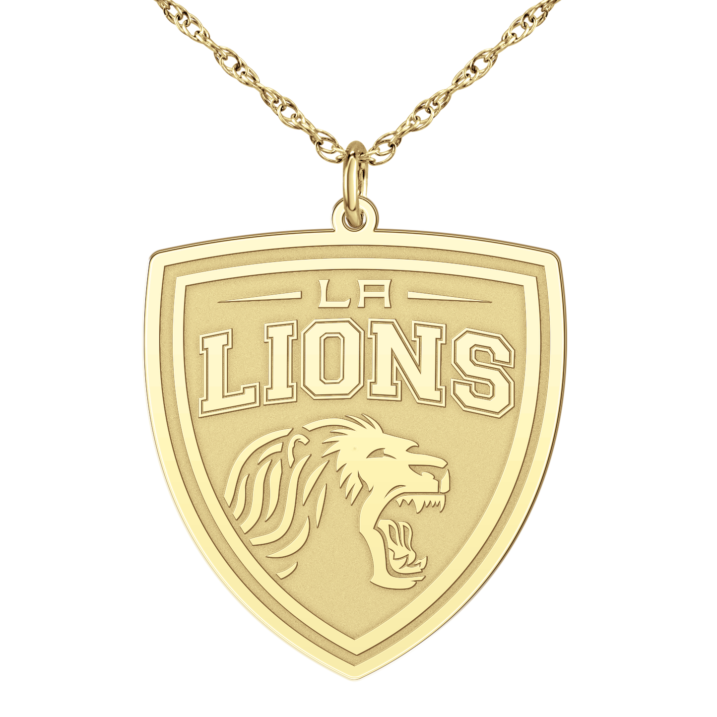 LA Lions Signature XL Logo Pendant