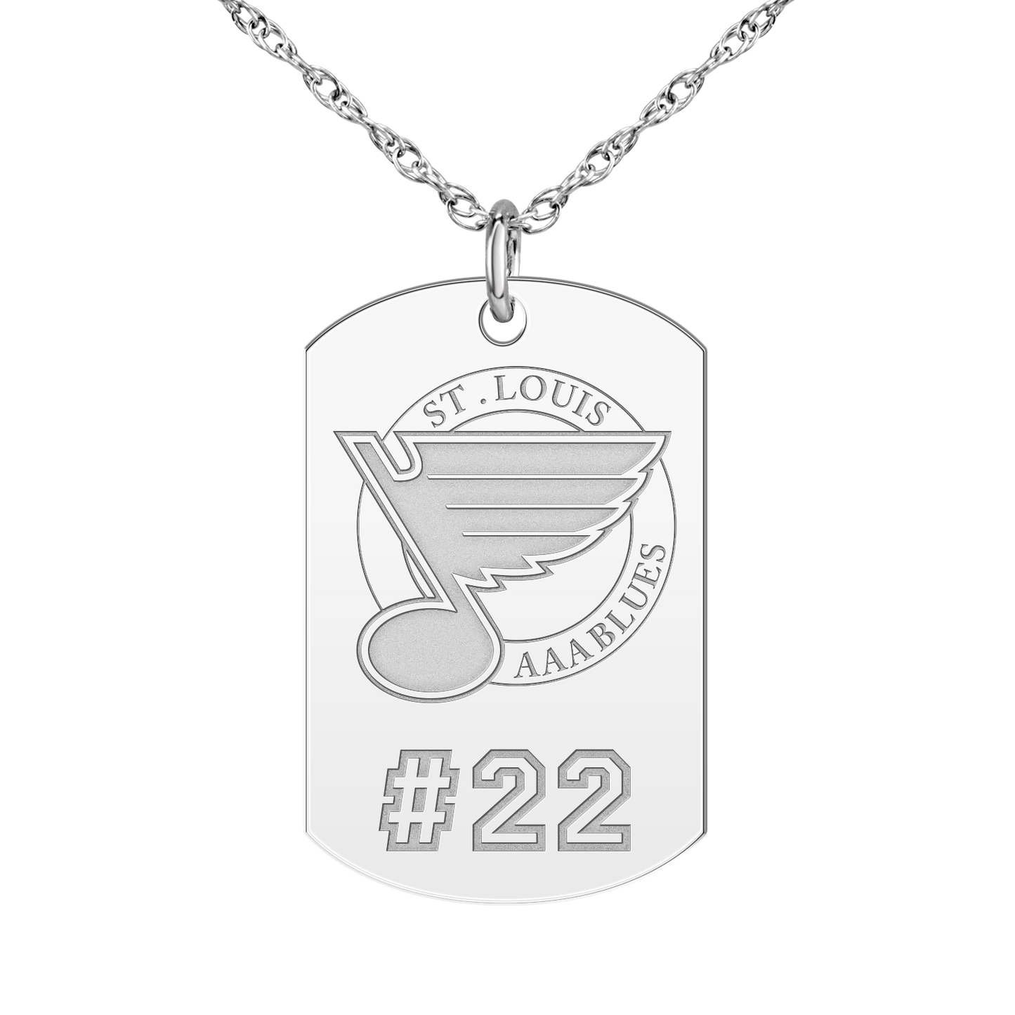 St. Louis AAA Blues Players Tag Large