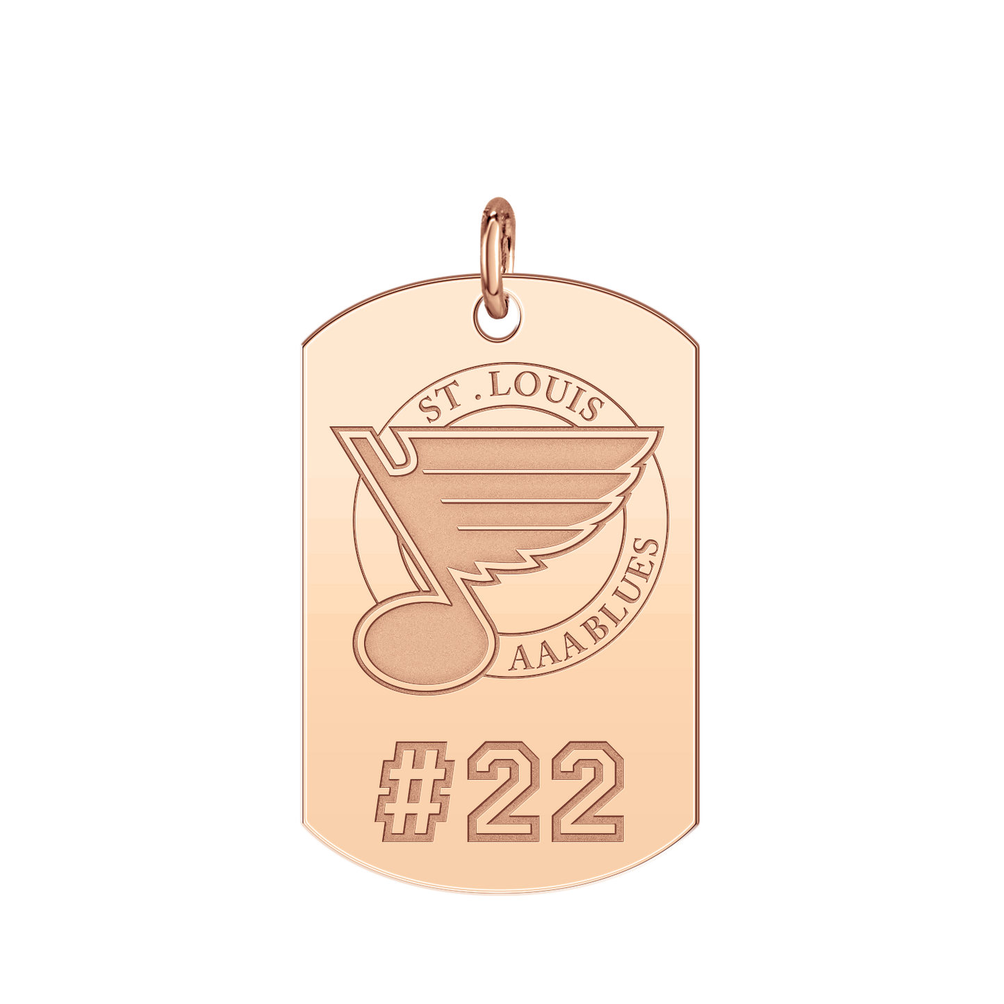 St. Louis AAA Blues Players Tag Large