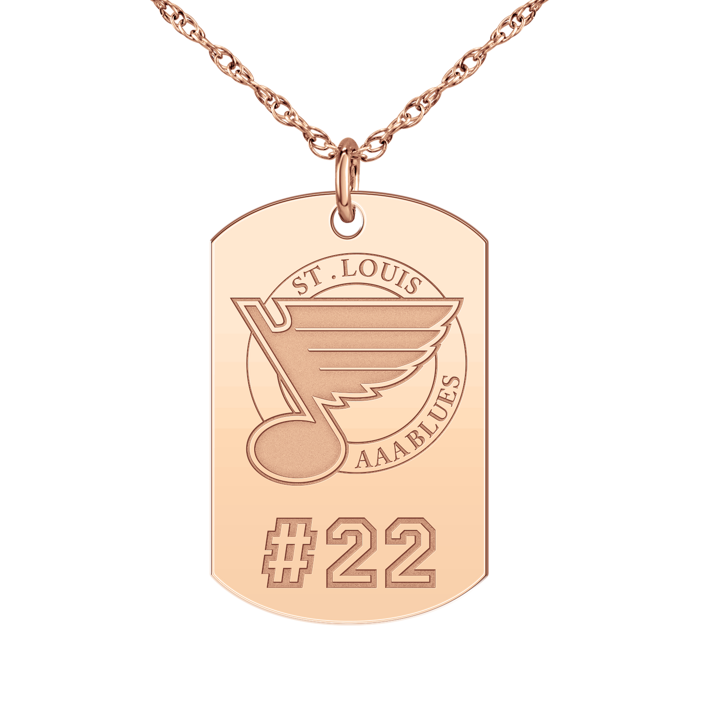 St. Louis AAA Blues Players Tag Large