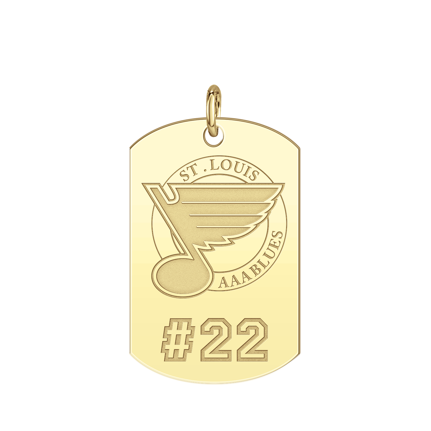 St. Louis AAA Blues Players Tag Large