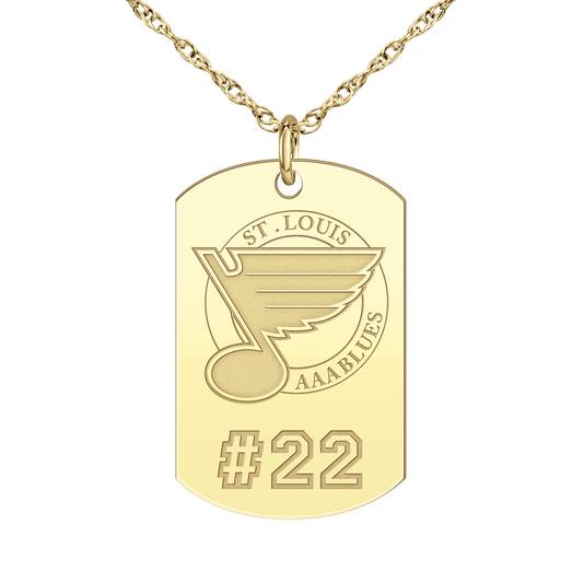 St. Louis AAA Blues Players Tag Large