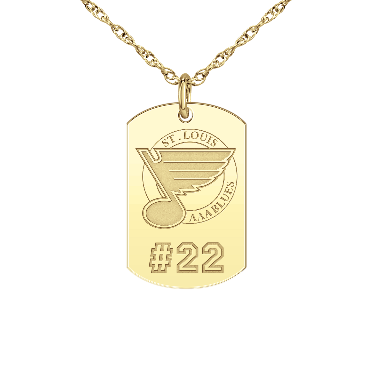 St. Louis AAA Blues Players Tag Small