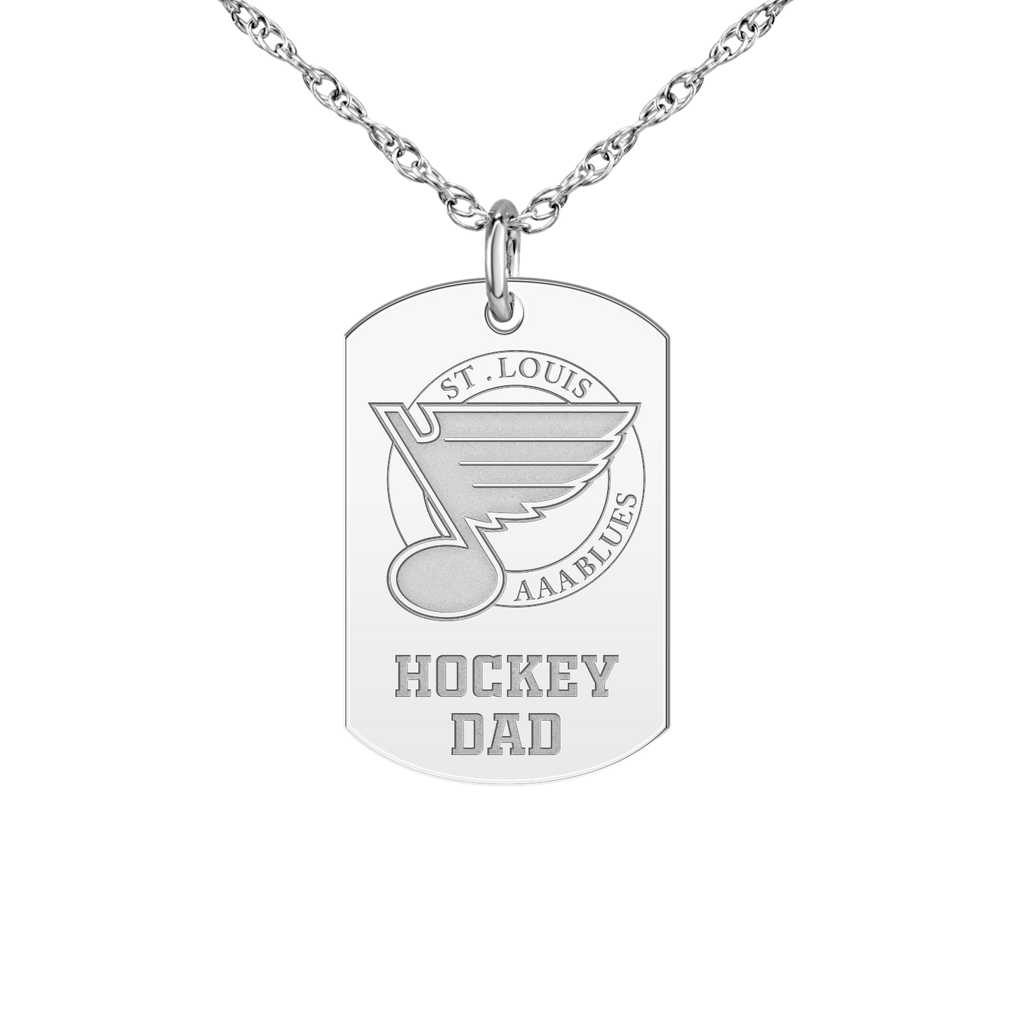 St. Louis AAA Blues Hockey Dad Tag