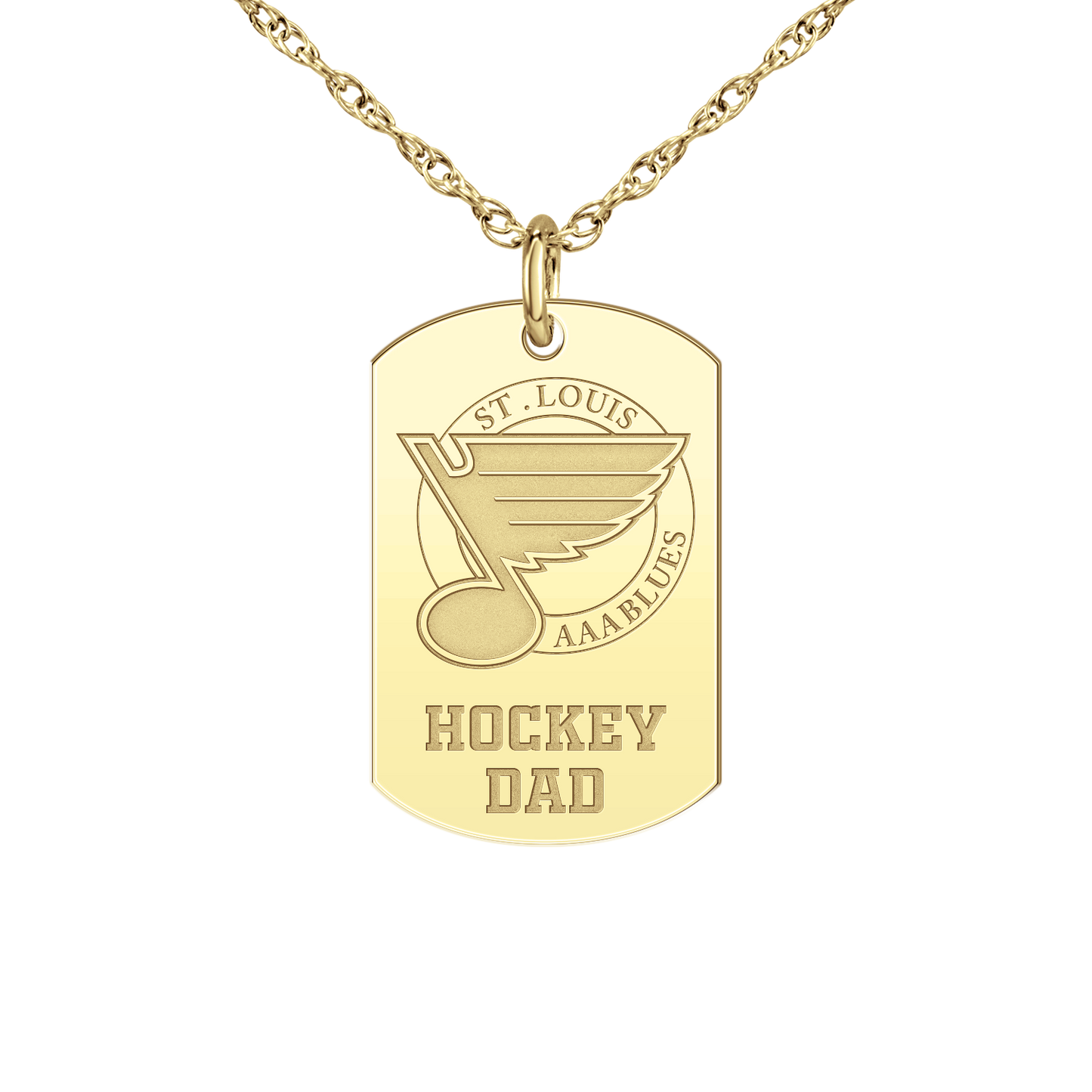 St. Louis AAA Blues Hockey Dad Tag