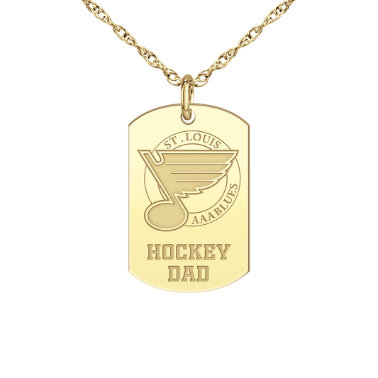 St. Louis AAA Blues Hockey Dad Tag