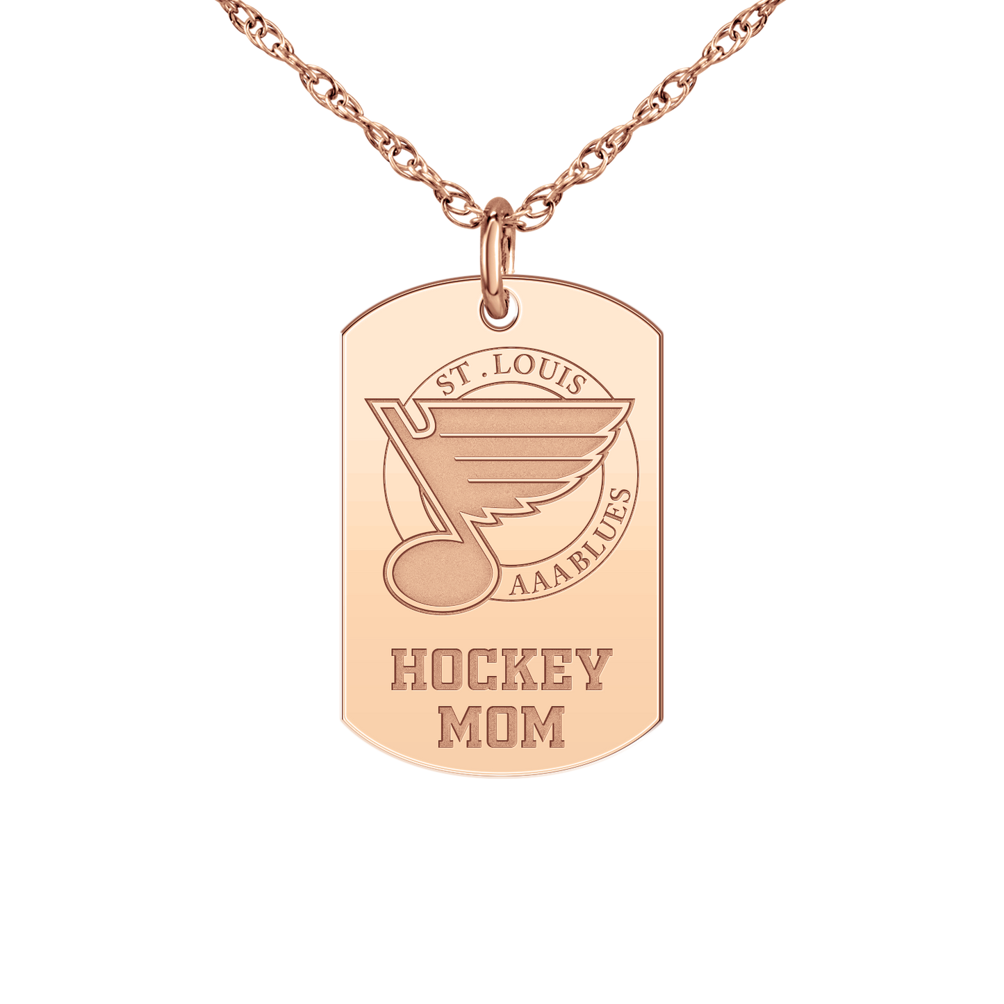 St. Louis AAA Blues Hockey Mom Tag