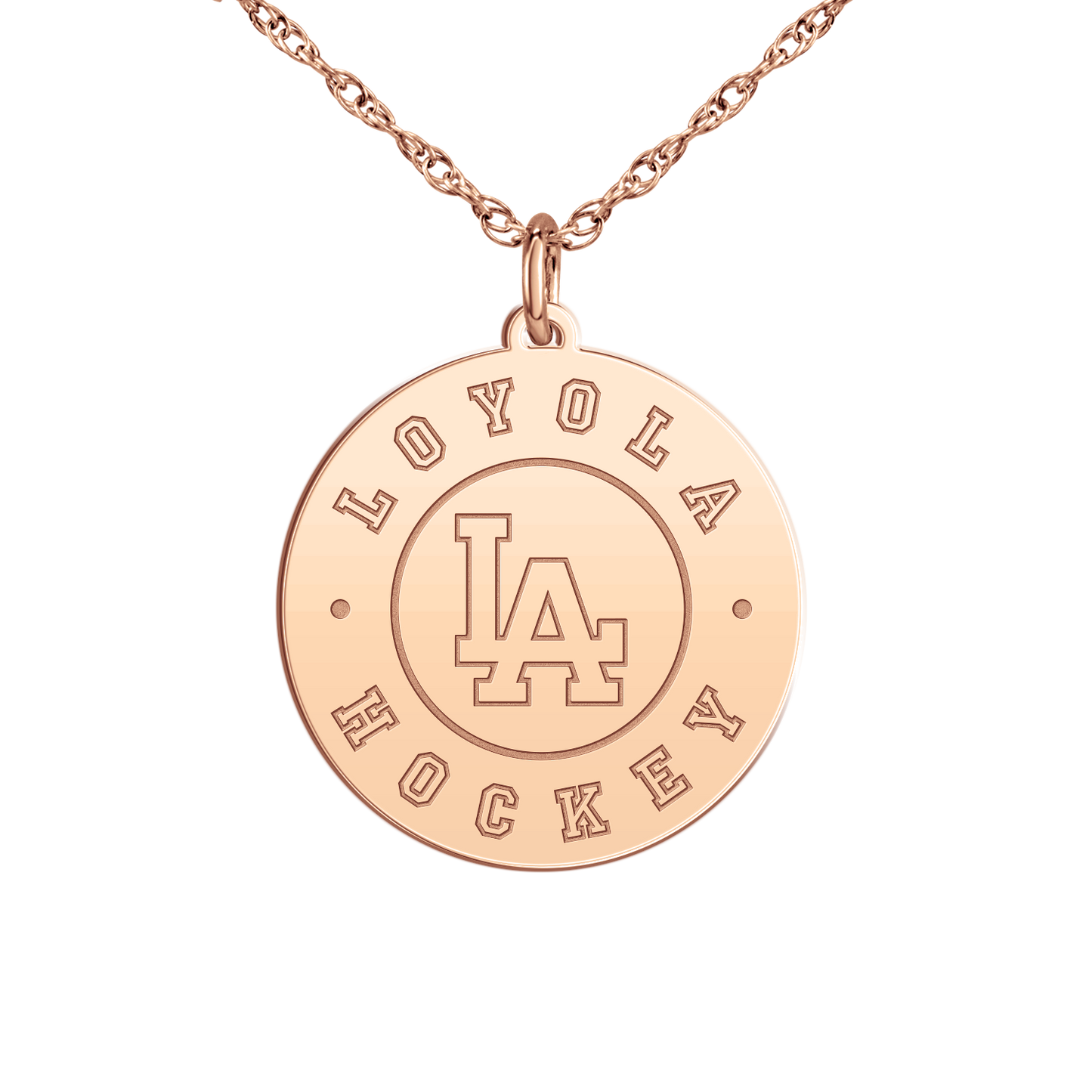 Loyola Academy Hockey Crossing Sticks Disc