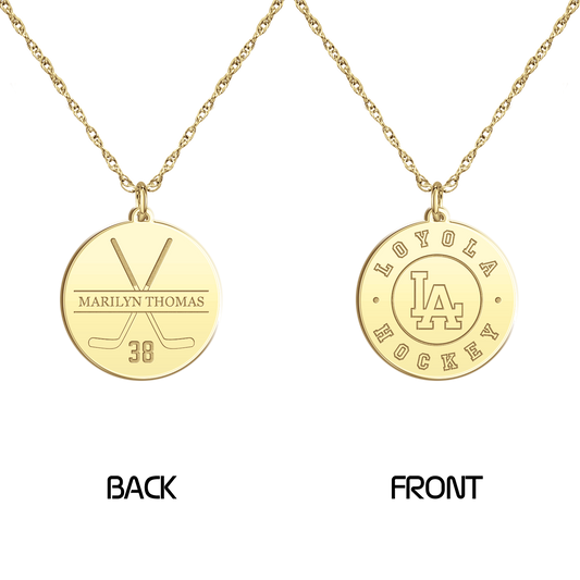 Loyola Academy Hockey Crossing Sticks Disc