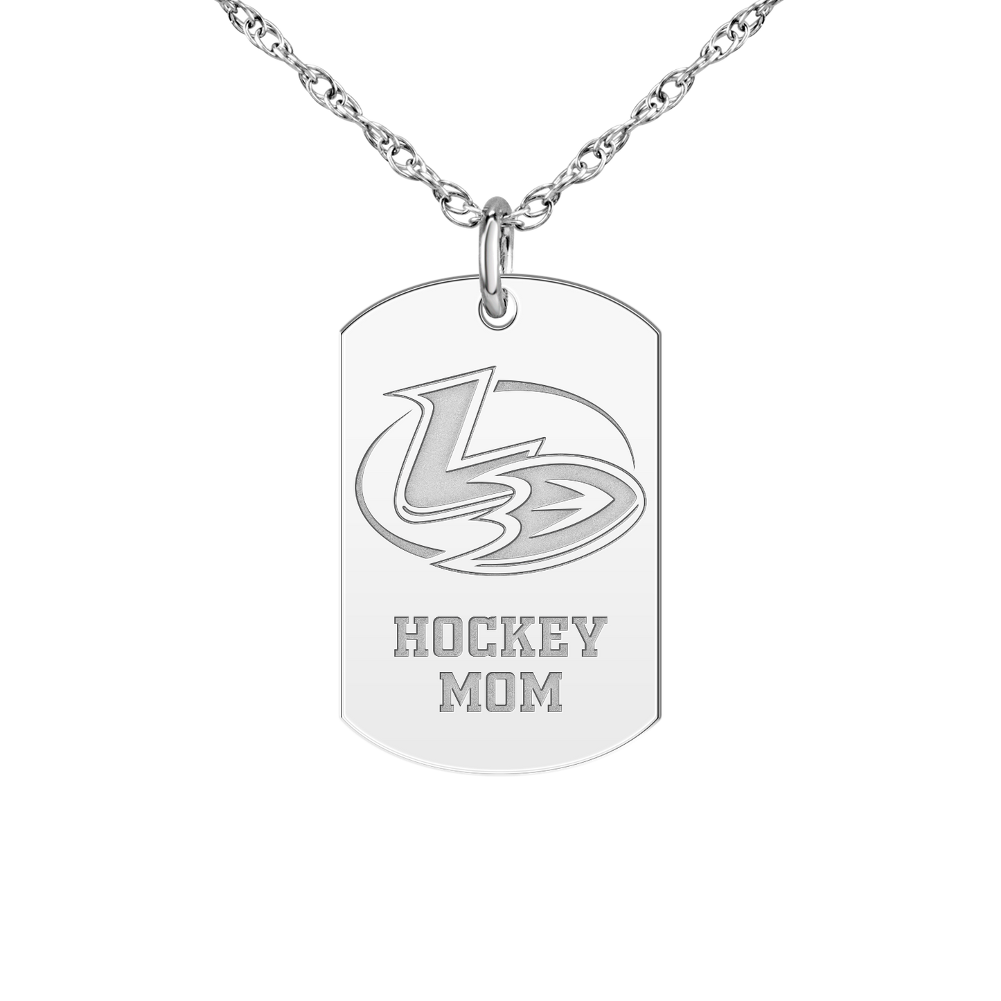 Lady Ducks Hockey Mom Tag