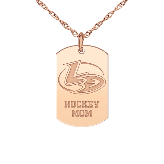 Lady Ducks Hockey Mom Tag