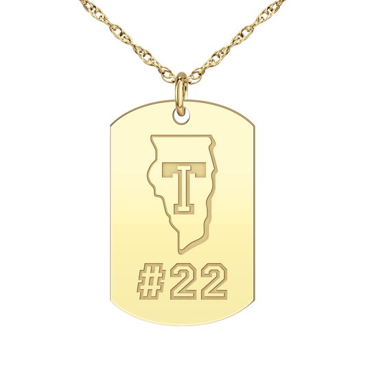 Team Illinois Players Tag Large