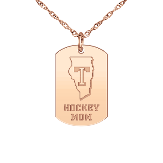 Team Illinois Hockey Mom Tag