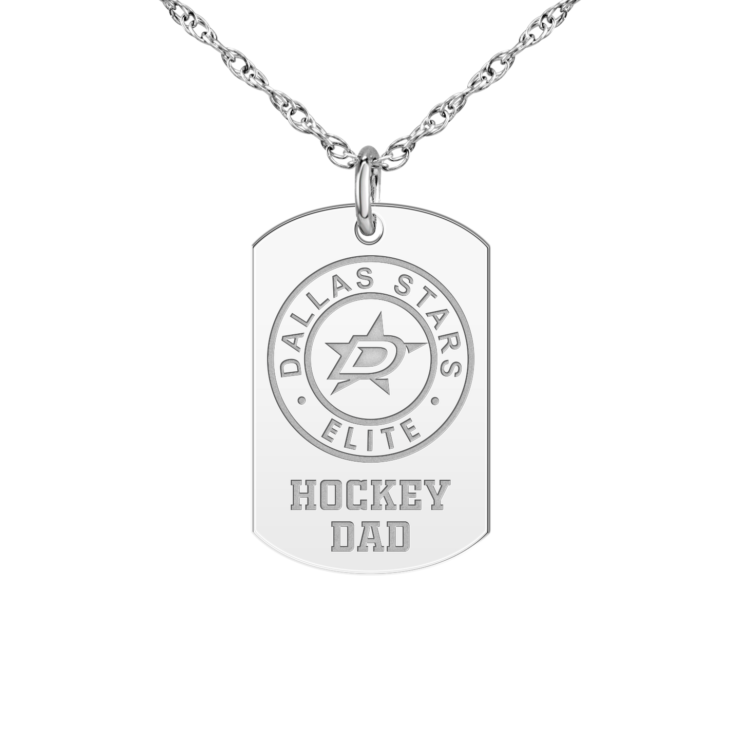 Dallas Stars Elite Hockey Dad Tag