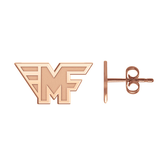Mid Fairfield Logo Earrings