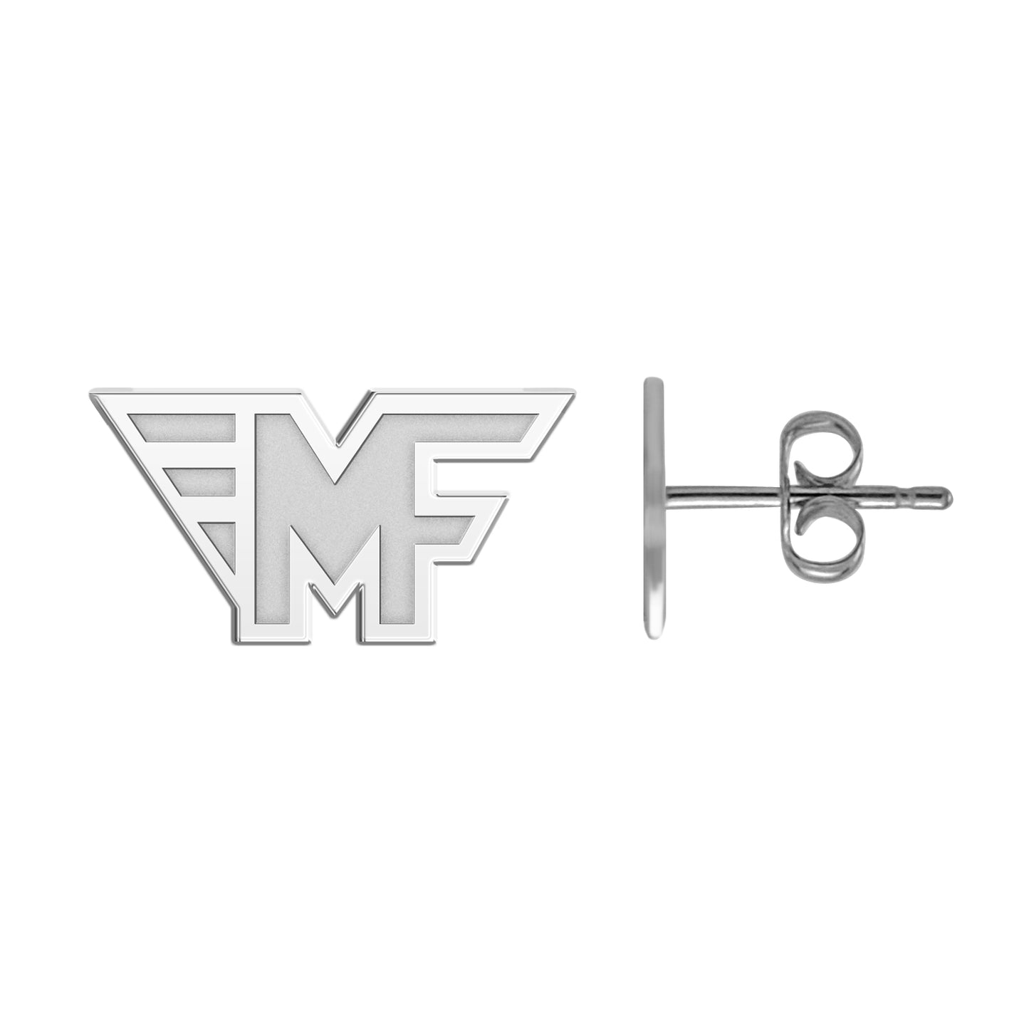 Mid Fairfield Logo Earrings