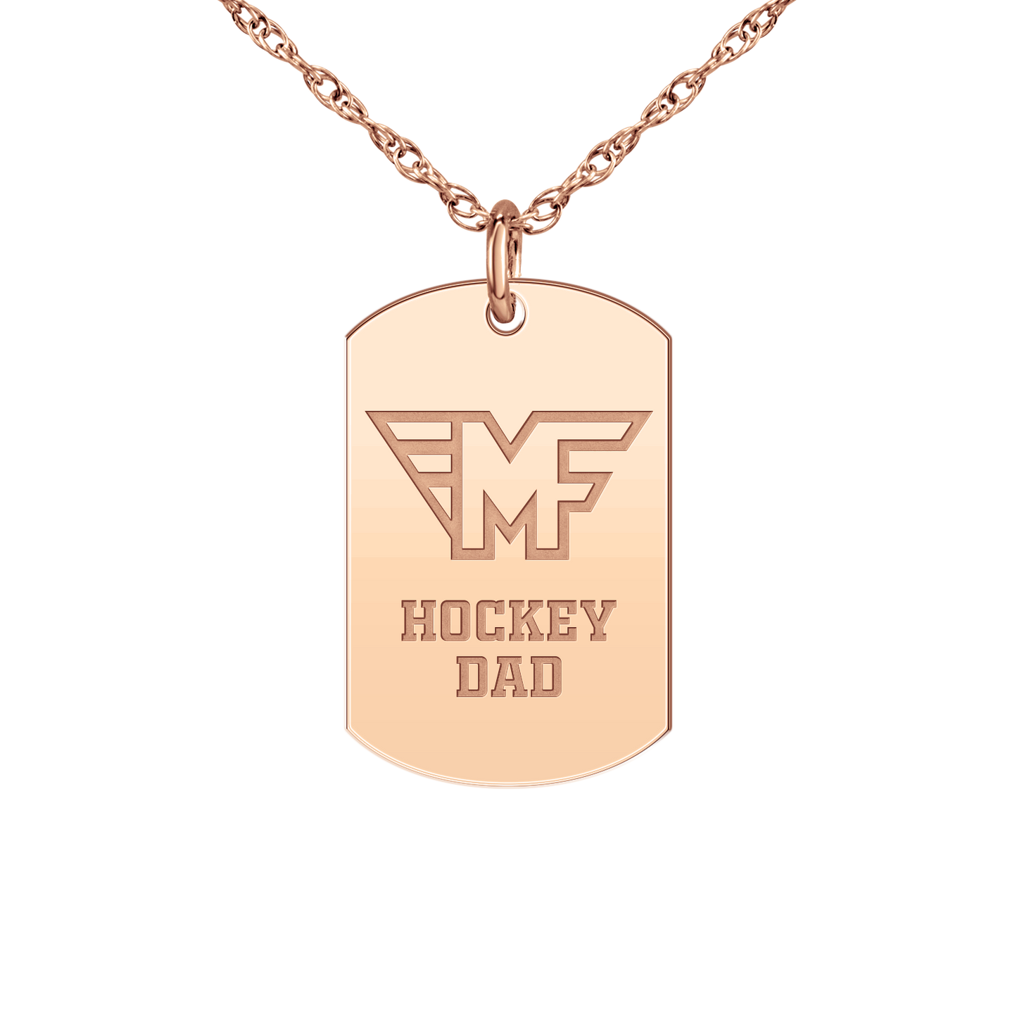 Mid Fairfield Hockey Dad Tag