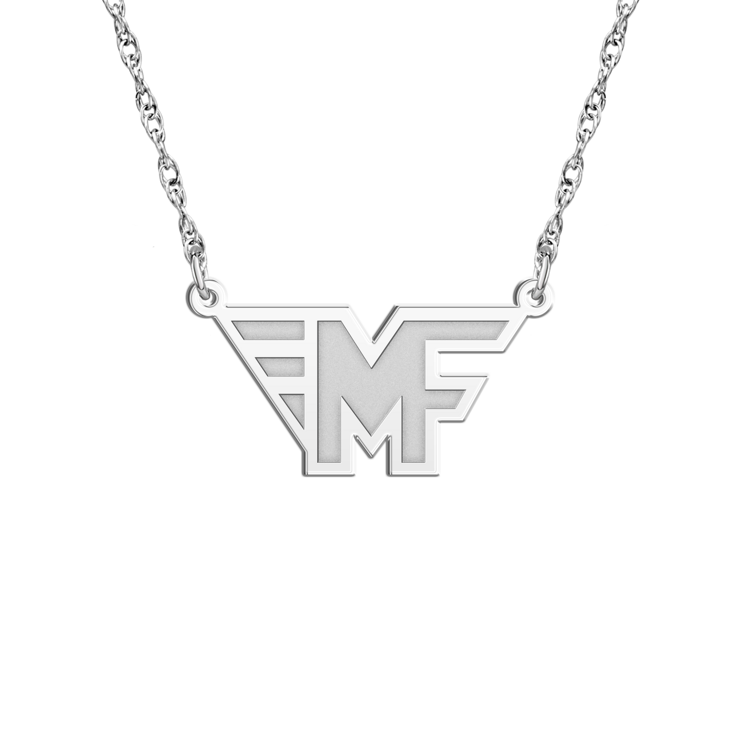 Mid Fairfield Signature Logo Necklace