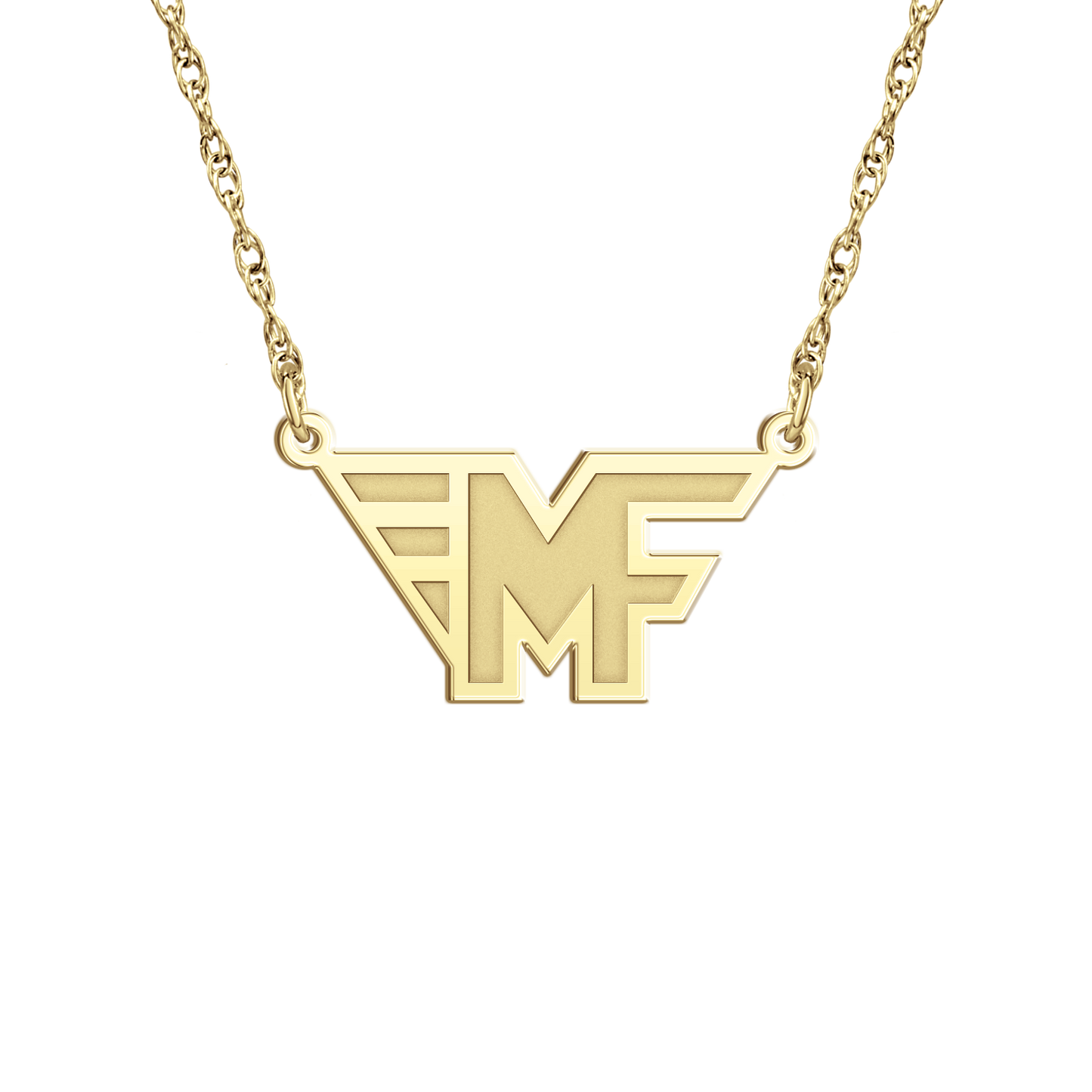 Mid Fairfield Signature Logo Necklace