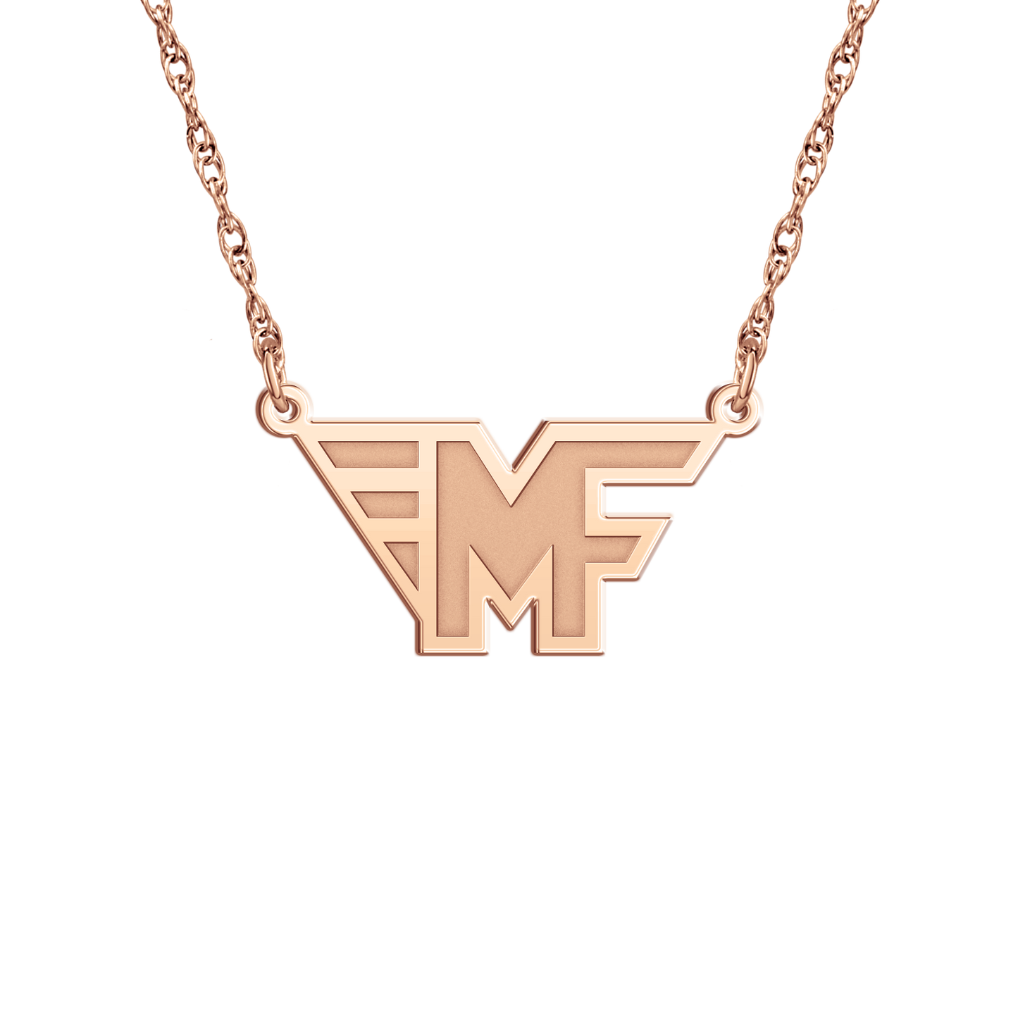 Mid Fairfield Signature Logo Necklace