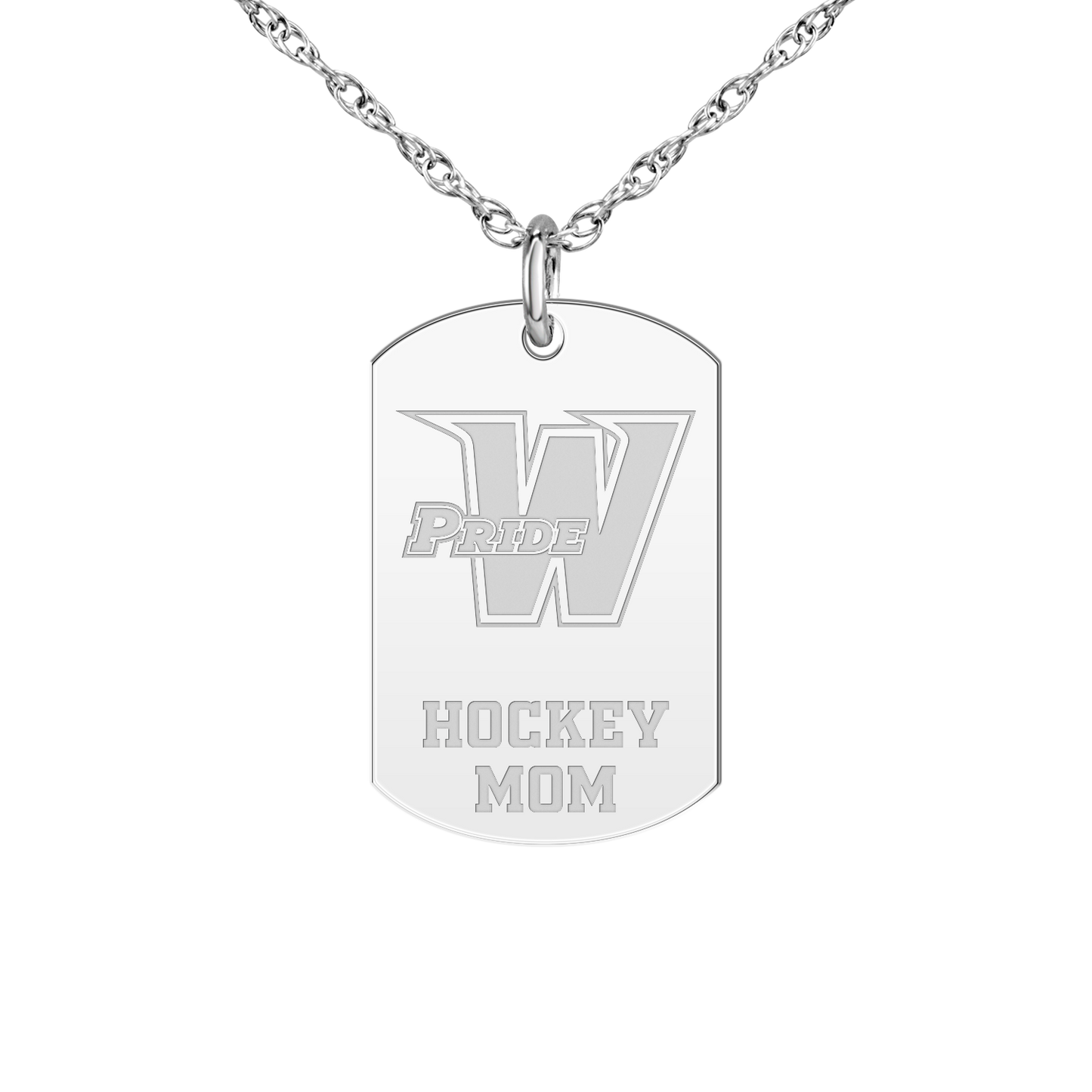 Washington Pride Hockey Mom Tag