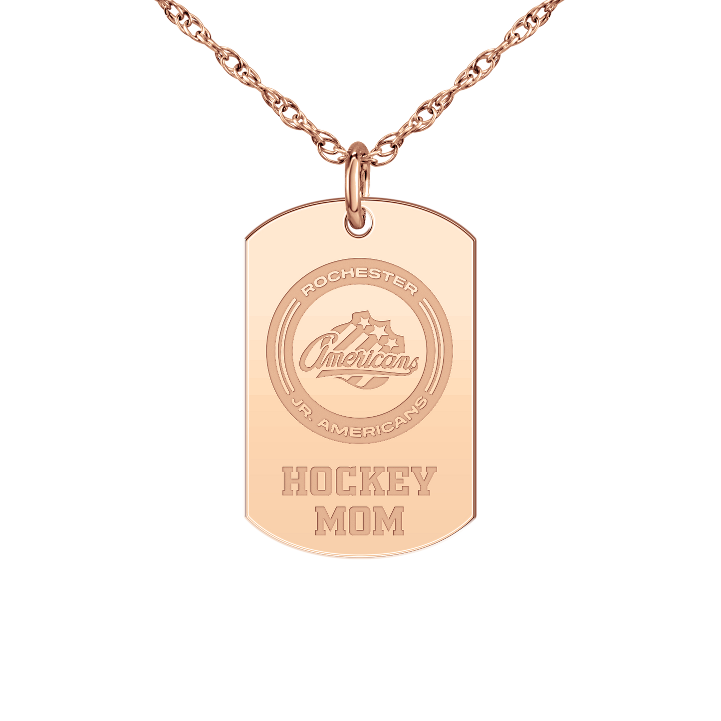 Rochester Jr. Americans Hockey Mom Tag