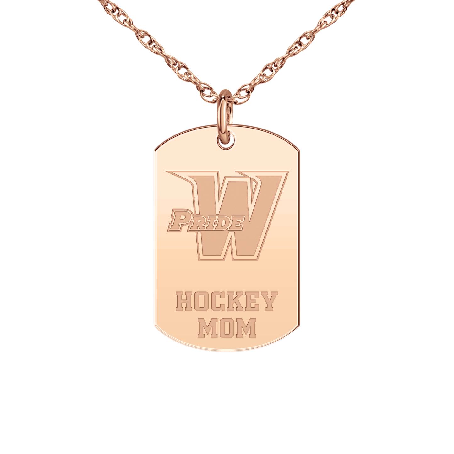 Washington Pride Hockey Mom Tag