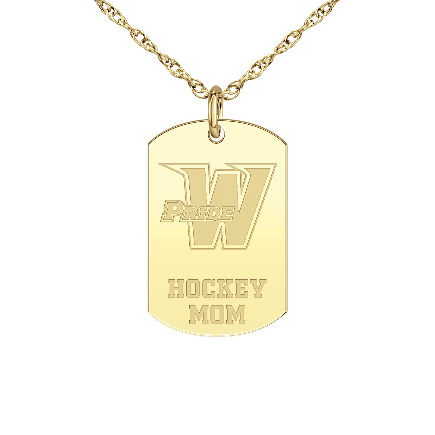 Washington Pride Hockey Mom Tag