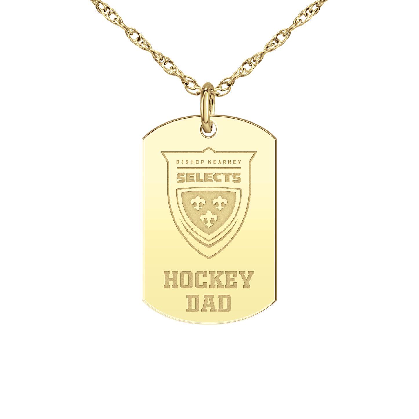 BK Selects Hockey Dad Tag