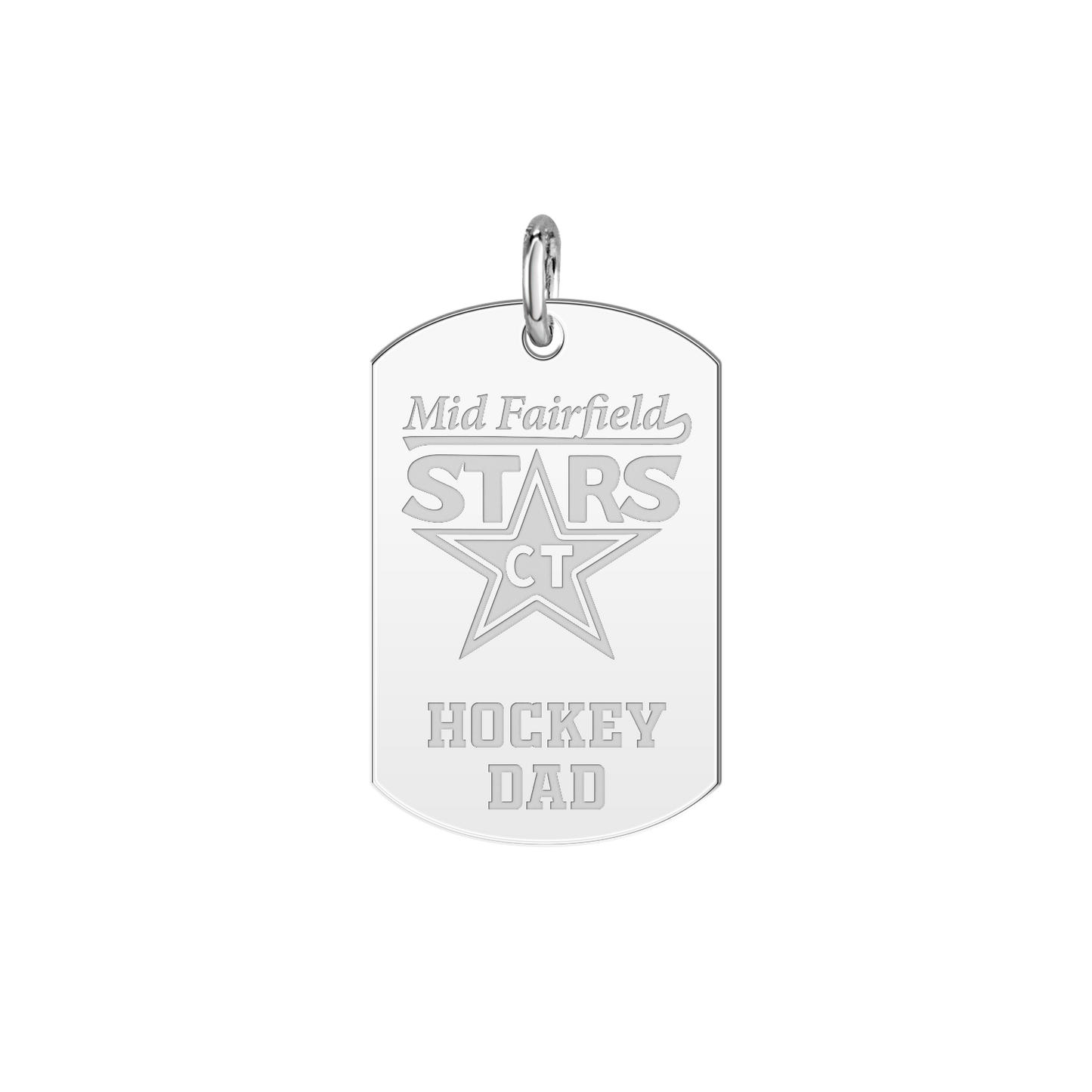 Mid Fairfield Stars Hockey Dad Tag