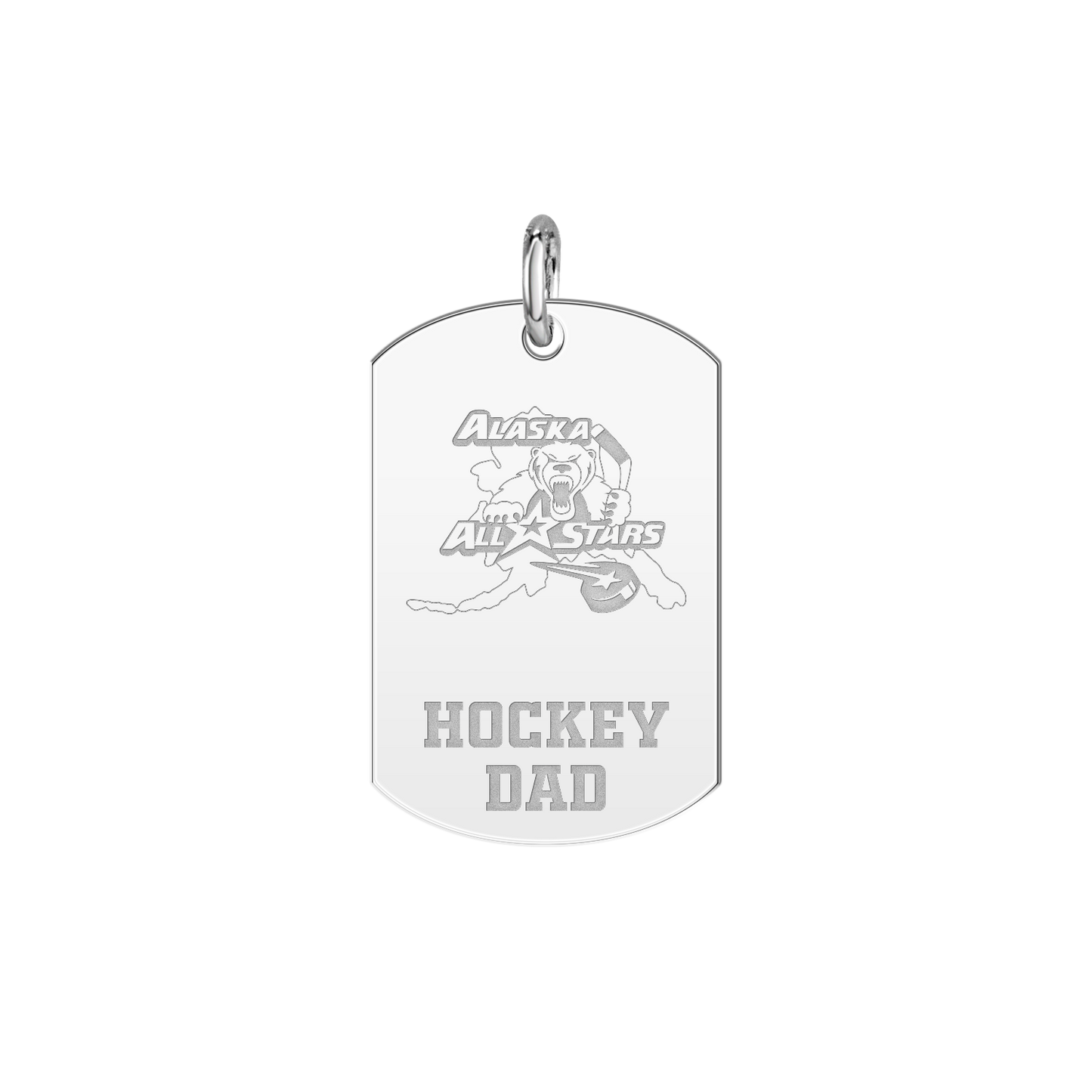 Alaska All Stars Hockey Dad Tag