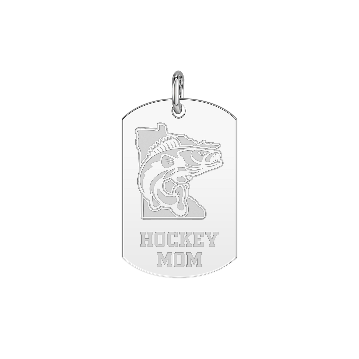 Minnesota Walleye Hockey Mom Tag