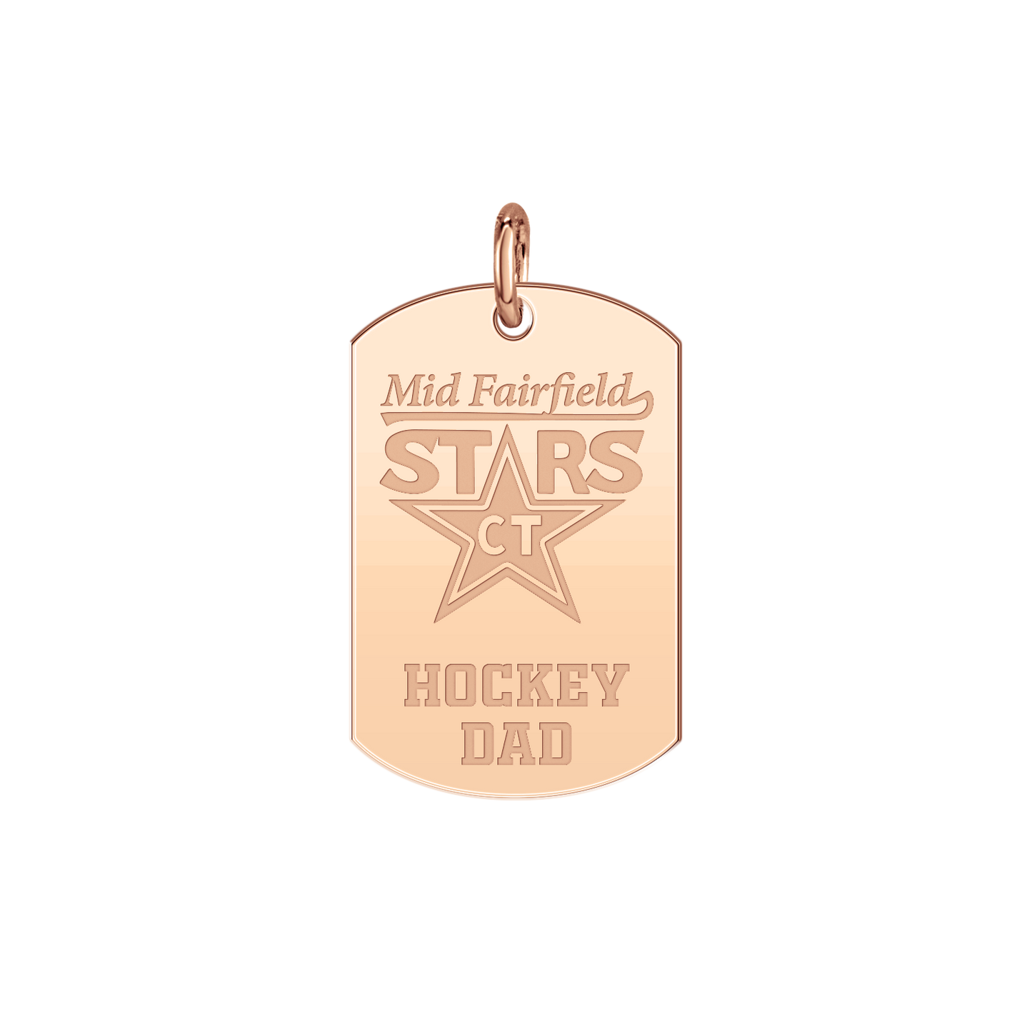 Mid Fairfield Stars Hockey Dad Tag