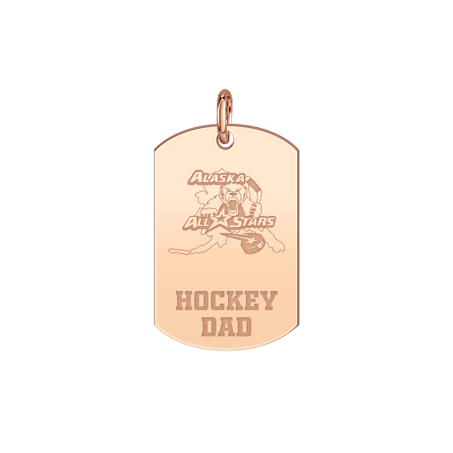 Alaska All Stars Hockey Dad Tag